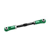 4140 CARBON STEEL + Aluminum 7075-T6 ALLOY SERVO STEERING LINK Vanquish 1:10 H10 Optic Kit / Yokohama RTR / Sparco RTR Rock Crawler Upgrades - Green