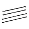 Aluminum 7075-T6 Alloy Upper Link Bar Set For Vanquish 1:10 H10 Optic Kit / Yokohama RTR / Sparco RTR Rock Crawler Upgrades - Black