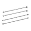 Aluminum 7075-T6 Alloy Upper Link Bar Set For Vanquish 1:10 H10 Optic Kit / Yokohama RTR / Sparco RTR Rock Crawler Upgrades - Silver