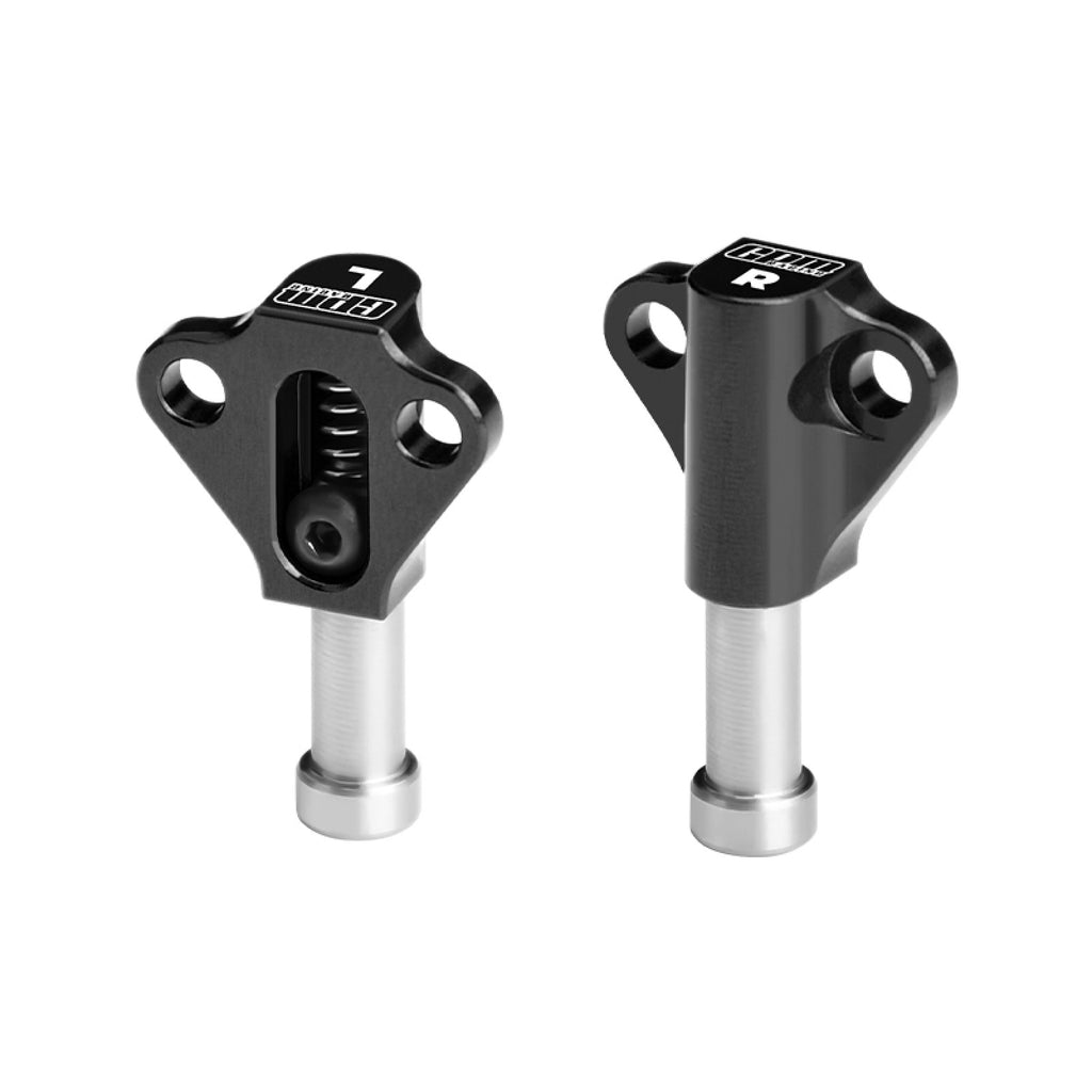 Aluminum 7075-T6 Alloy Machined Bump Stops For Vanquish 1/10 H10 Optic Yokohama RTR Sparco RTR VS4-10 Rock Crawler Upgrades - Black