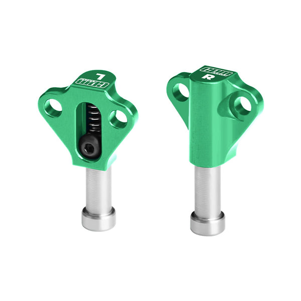 Aluminum 7075-T6 Alloy Machined Bump Stops For Vanquish 1/10 H10 Optic Yokohama RTR Sparco RTR VS4-10 Rock Crawler Upgrades - Green