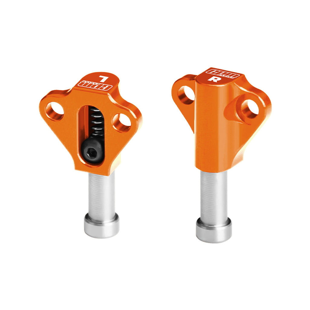Aluminum 7075-T6 Alloy Machined Bump Stops For Vanquish 1/10 H10 Optic Yokohama RTR Sparco RTR VS4-10 Rock Crawler Upgrades - Orange