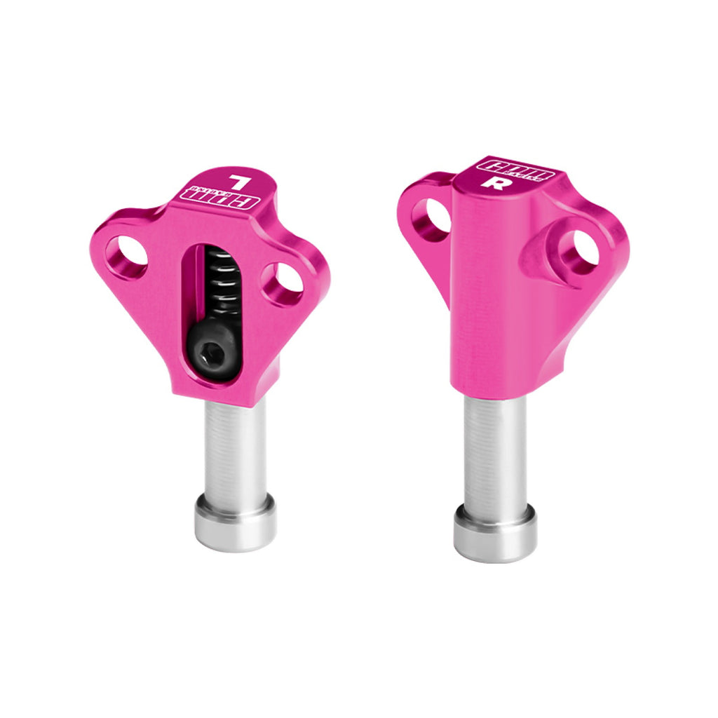 Aluminum 7075-T6 Alloy Machined Bump Stops For Vanquish 1/10 H10 Optic Yokohama RTR Sparco RTR VS4-10 Rock Crawler Upgrades - Pink