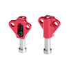 Aluminum 7075-T6 Alloy Machined Bump Stops For Vanquish 1/10 H10 Optic Yokohama RTR Sparco RTR VS4-10 Rock Crawler Upgrades - Red