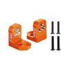 Aluminum 7075-T6 Alloy New Design Adjustable Rear Shock Mount For Vanquish 1/10 H10 Optic Yokohama Sparco RTR Rock Crawler Upgrades - Orange