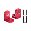 Aluminum 7075-T6 Alloy New Design Adjustable Rear Shock Mount For Vanquish 1/10 H10 Optic Yokohama Sparco RTR Rock Crawler Upgrades - Red