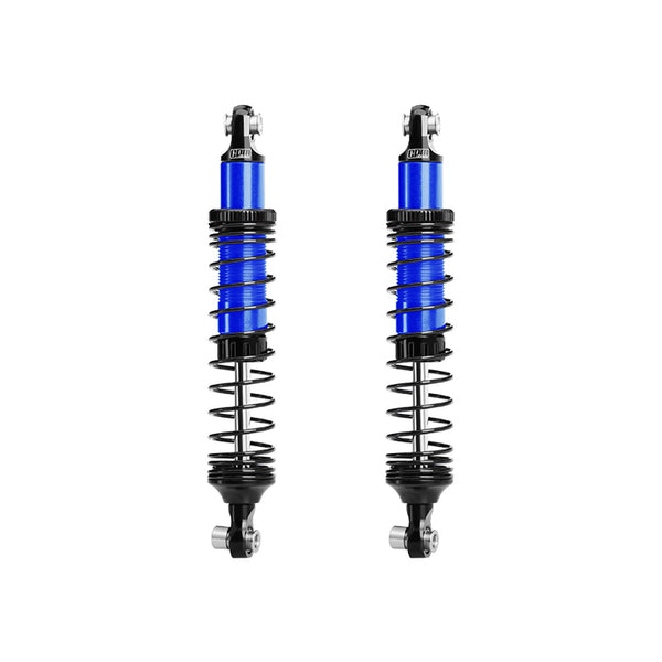 6061-T6 Alloy Front Or Rear Adjustable 89mm Shock Set For Vanquish 1:10 H10 Optic / Yokohama / Sparco Rock Crawler Upgrades - Blue