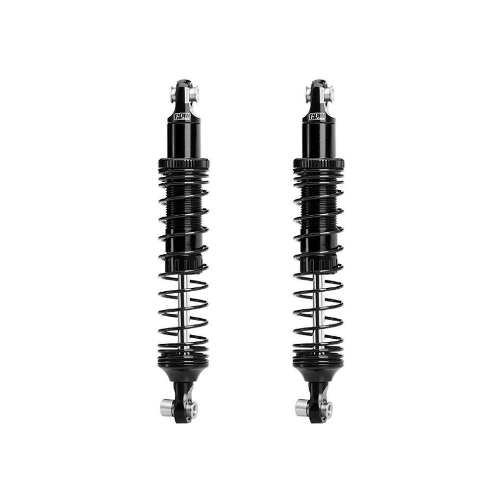6061-T6 Alloy Front Or Rear Adjustable 89mm Shock Set For Vanquish 1:10 H10 Optic / Yokohama / Sparco Rock Crawler Upgrades - Black