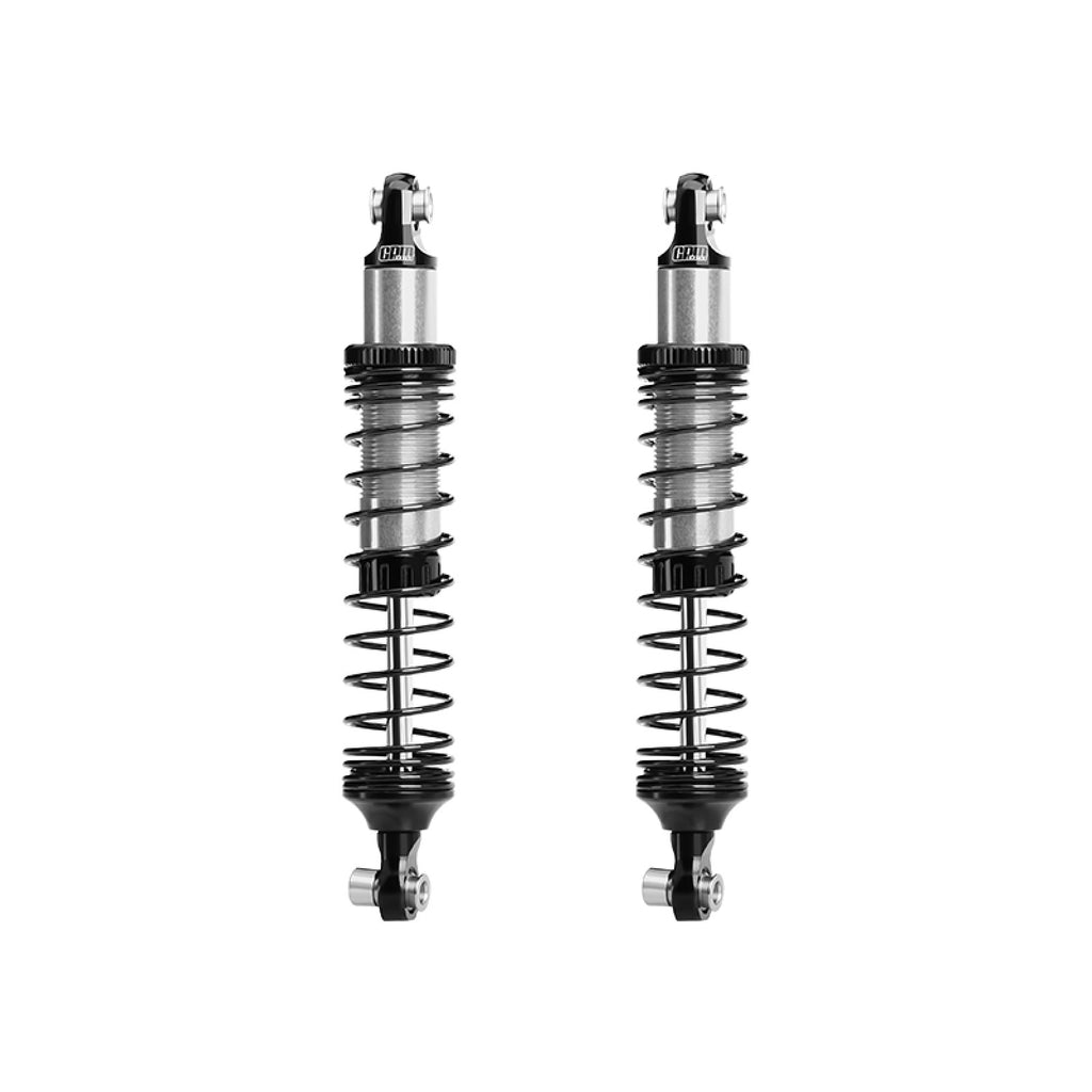 6061-T6 Alloy Front Or Rear Adjustable 89mm Shock Set For Vanquish 1:10 H10 Optic / Yokohama / Sparco Rock Crawler Upgrades - Silver