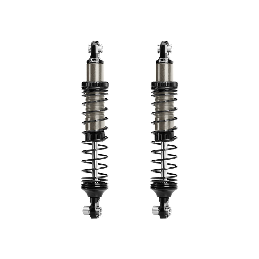 6061-T6 Alloy Front Or Rear Adjustable 89mm Shock Set For Vanquish 1:10 H10 Optic / Yokohama / Sparco Rock Crawler Upgrades - Titanium