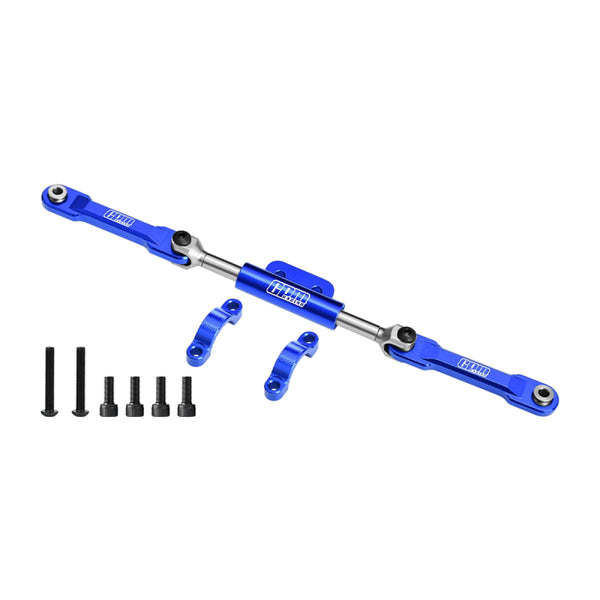 Aluminum 7075-T6 Alloy Front Steering Link Set For Vanquish 1/10 H10 Optic Kit Rock Crawler Kit-VPS09027 Upgrades - Blue