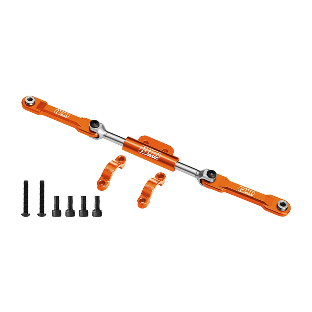 Aluminum 7075-T6 Alloy Front Steering Link Set For Vanquish 1/10 H10 Optic Kit Rock Crawler Kit-VPS09027 Upgrades - Orange