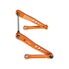 Aluminum 7075-T6 Alloy Rear Sway Bar Set For Vanquish 1:10 H10 Optic Kit / Yokohama RTR / Sparco RTR Rock Crawler Upgrades - Orange