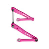 Aluminum 7075-T6 Alloy Rear Sway Bar Set for Vanquish 1:10 H10 Optic Kit/Yokohama RTR/Sparco RTR Rock Crawler Upgrades - Pink