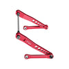 Aluminum 7075-T6 Alloy Rear Sway Bar Set For Vanquish 1:10 H10 Optic Kit / Yokohama RTR / Sparco RTR Rock Crawler Upgrades - Red