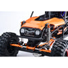 Aluminum 7075-T6 Alloy Front Bumper With White Light For Vanquish 1:10 H10 Optic Kit / Yokohama RTR / Sparco RTR Rock Crawler Upgrades - Silver