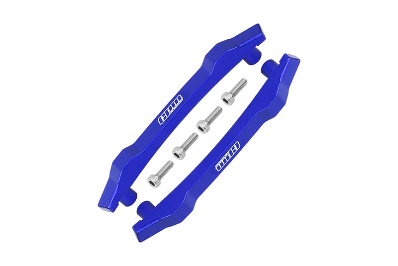 Aluminum Roof Skid Plate For Traxxas HOSS 4X4 VXL (90076-4) - 6Pc Set Blue