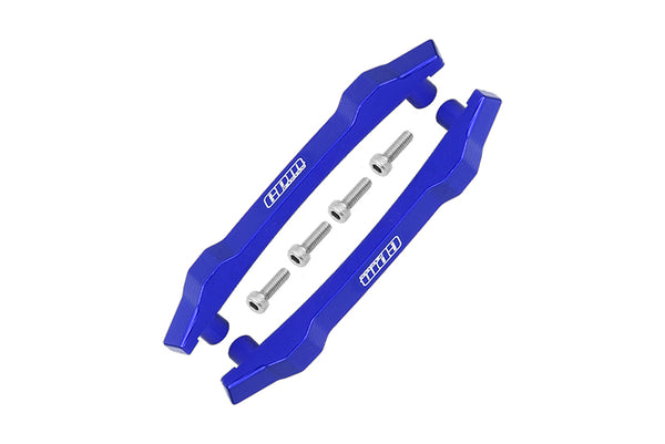 Aluminum Roof Skid Plate For Traxxas HOSS 4X4 VXL (90076-4) - 6Pc Set Blue