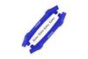 Aluminum Roof Skid Plate For Traxxas HOSS 4X4 VXL (90076-4) - 6Pc Set Blue