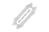 Aluminum Roof Skid Plate For Traxxas HOSS 4X4 VXL (90076-4) - 6Pc Set Silver