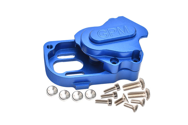 Kyosho Motorcycle NSR500 Aluminum Gear Box (New Design Suitable For Modified Gear Ratio) - 1 Set Blue