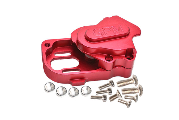 Kyosho Motorcycle NSR500 Aluminum Gear Box (New Design Suitable For Modified Gear Ratio) - 1 Set Red