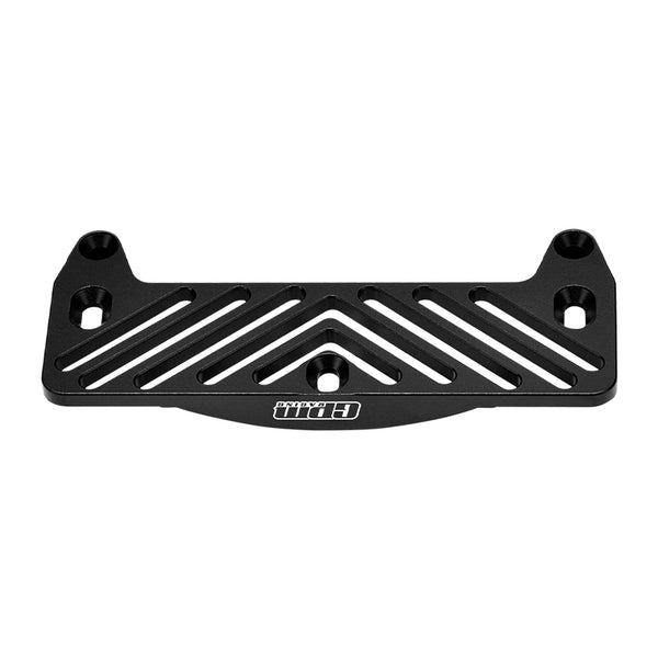 Tamiya Lunch Box Aluminum Front Bumper Mount - 1Pc Set Black