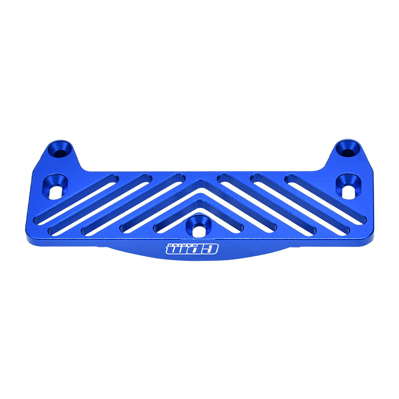 Tamiya Lunch Box Aluminum Front Bumper Mount - 1Pc Set Blue