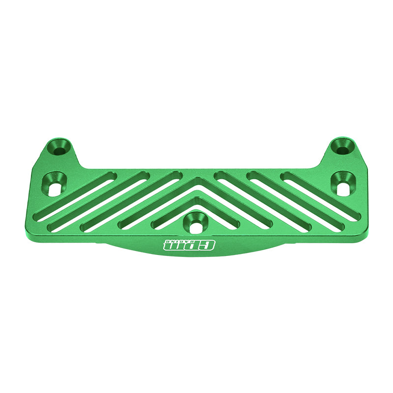 Tamiya Lunch Box Aluminum Front Bumper Mount - 1Pc Set Green