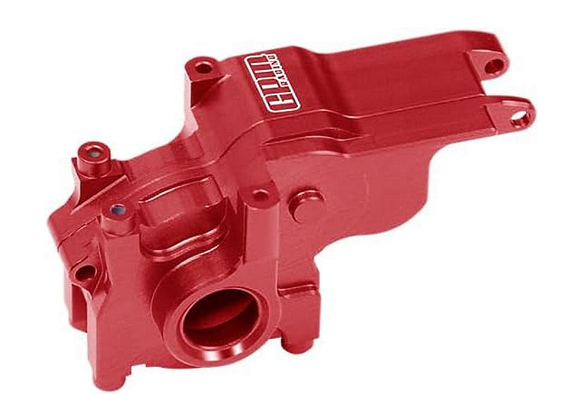 Aluminum 7075 Alloy Transmission Case For LOSI 1/24 Micro-B 2WD Buggy RTR-LOS00007 Upgrade Parts - Red