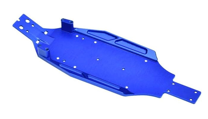Aluminum 7075 Alloy Chassis Plate For LOSI 1/24 Micro-B 2WD Buggy RTR-LOS00007 Upgrade Parts - Blue