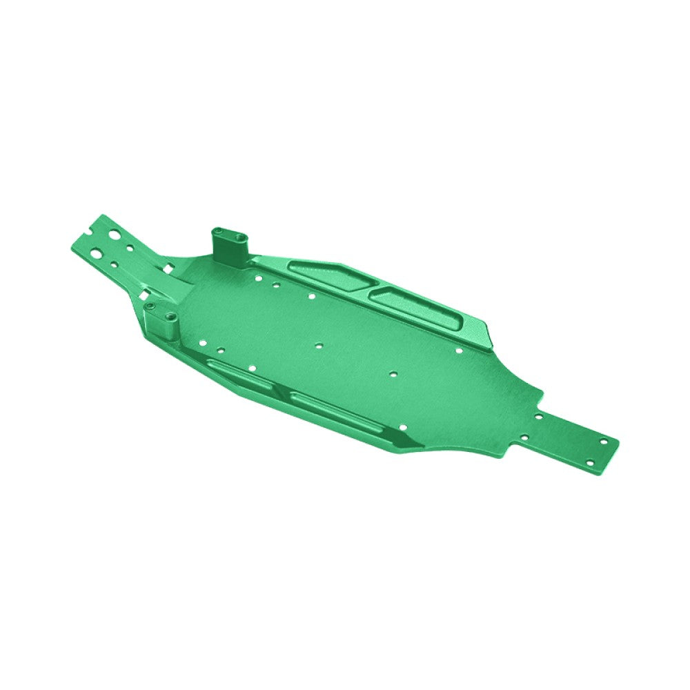Aluminum 7075 Alloy Chassis Plate For LOSI 1/24 Micro-B 2WD Buggy RTR-LOS00007 Upgrade Parts - Green