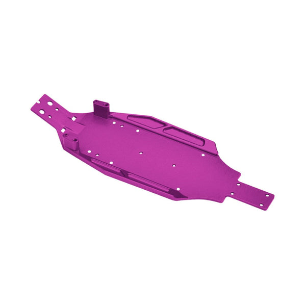 Aluminum 7075 Alloy Chassis Plate For LOSI 1/24 Micro-B 2WD Buggy RTR-LOS00007 Upgrade Parts - Purple