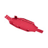 Aluminum 7075 Alloy Chassis Plate for LOSI 1/24 Micro-B 2WD Buggy RTR-LOS00007 Upgrade Parts - Red