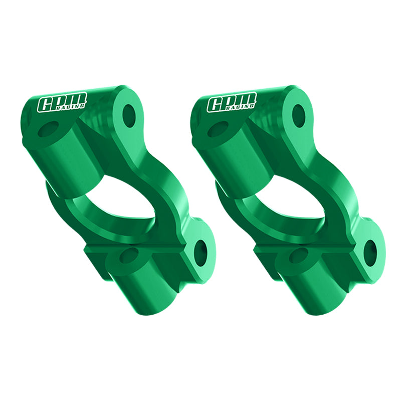 Aluminium 7075 Alloy Front Caster Blocks for LOSI 1:24 Micro-B 2WD Buggy RTR-LOS00007 / 1:28 Micro-T 2S 2WD RTR Stadium Truck-LOS-1392 Upgrades - Green