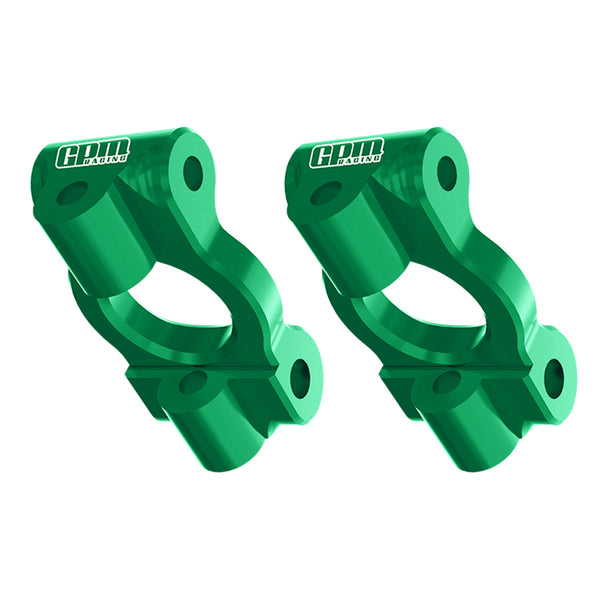 Aluminium 7075 Alloy Front Caster Blocks for LOSI 1:24 Micro-B 2WD Buggy RTR-LOS00007 / 1:28 Micro-T 2S 2WD RTR Stadium Truck-LOS-1392 Upgrades - Green