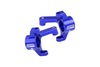 Aluminum 7075 Alloy Front Spindles For LOSI 1/24 Micro-B 2WD Buggy RTR-LOS00007 Upgrade Parts - Blue