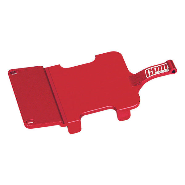 Aluminum 7075 Alloy Electronics And Receiver Mounting Plate For LOSI 1/24 Micro-B 2WD Buggy RTR-LOS00007 Upgrade Parts - Red