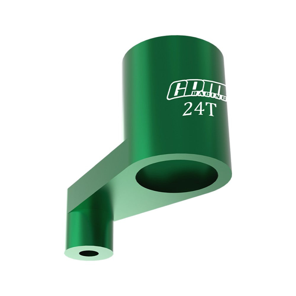 Aluminum 7075 Alloy 24T Servo Arm For LOSI 1/24 Micro-B 2WD Buggy RTR-LOS00007 Upgrades - Green