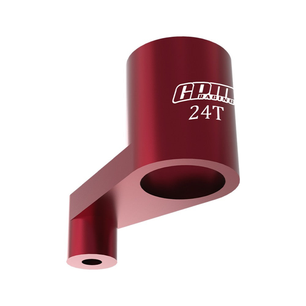 Aluminum 7075 Alloy 24T Servo Arm For LOSI 1/24 Micro-B 2WD Buggy RTR-LOS00007 Upgrades - Red