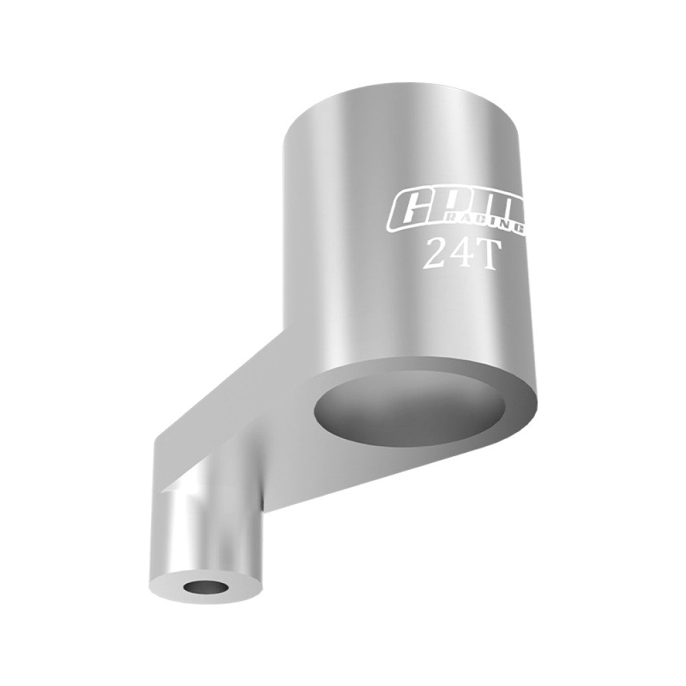 Aluminum 7075 Alloy 24T Servo Arm For LOSI 1/24 Micro-B 2WD Buggy RTR-LOS00007 Upgrades - Silver