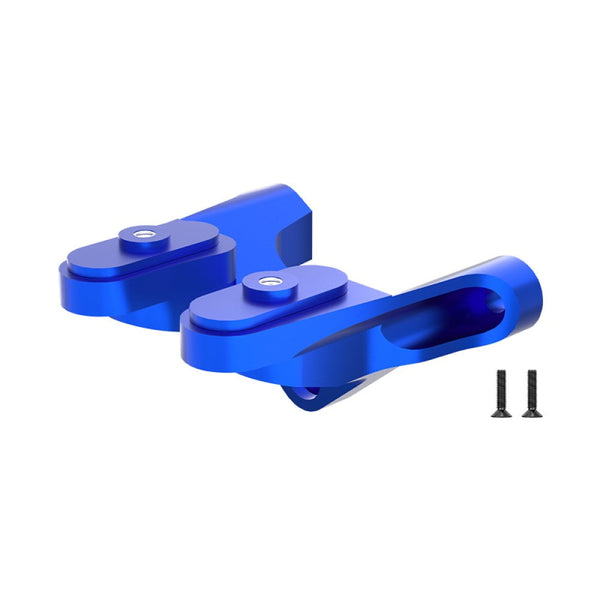 Aluminum 7075 Alloy Rear Wing Mount For LOSI 1:24 Micro-B 2WD Buggy RTR-LOS00007 / 1:28 Micro-T 2S 2WD RTR Stadium Truck-LOS-1392 Upgrades - Blue
