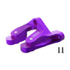 Aluminum 7075 Alloy Rear Wing Mount For LOSI 1:24 Micro-B 2WD Buggy RTR-LOS00007 / 1:28 Micro-T 2S 2WD RTR Stadium Truck-LOS-1392 Upgrades - Purple