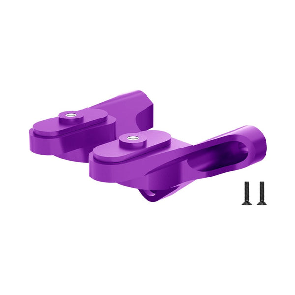 Aluminum 7075 Alloy Rear Wing Mount For LOSI 1:24 Micro-B 2WD Buggy RTR-LOS00007 / 1:28 Micro-T 2S 2WD RTR Stadium Truck-LOS-1392 Upgrades - Purple