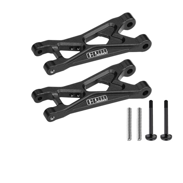 Aluminium 7075 Alloy Rear Lower Arms for LOSI 1:24 Micro-B 2WD Buggy RTR-LOS00007 / 1:28 Micro-T 2S 2WD RTR Stadium Truck-LOS-1392 Upgrades - Black