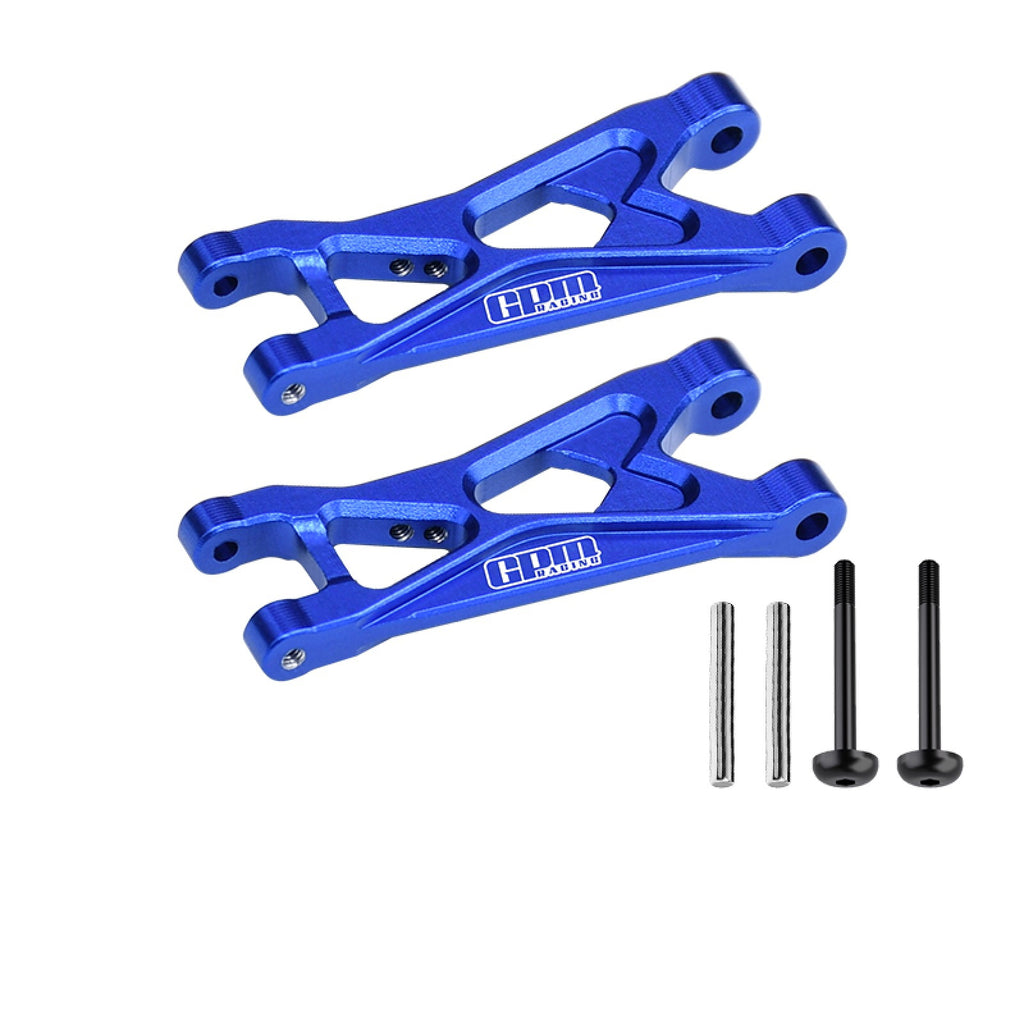 Aluminium 7075 Alloy Rear Lower Arms for LOSI 1:24 Micro-B 2WD Buggy RTR-LOS00007 / 1:28 Micro-T 2S 2WD RTR Stadium Truck-LOS-1392 Upgrades - Blue