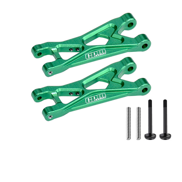 Aluminium 7075 Alloy Rear Lower Arms for LOSI 1:24 Micro-B 2WD Buggy RTR-LOS00007 / 1:28 Micro-T 2S 2WD RTR Stadium Truck-LOS-1392 Upgrades - Green