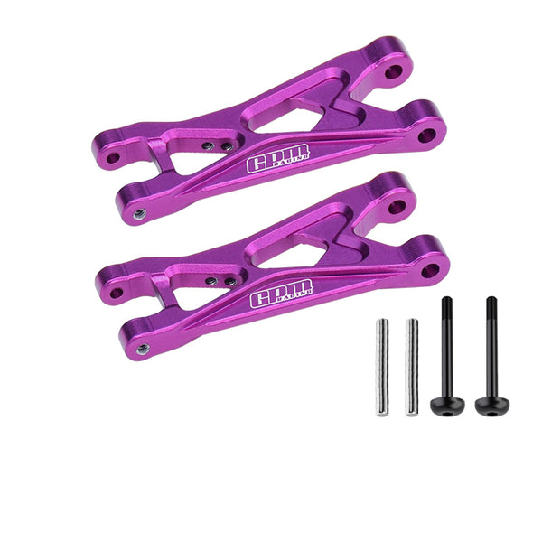 Aluminium 7075 Alloy Rear Lower Arms for LOSI 1:24 Micro-B 2WD Buggy RTR-LOS00007 / 1:28 Micro-T 2S 2WD RTR Stadium Truck-LOS-1392 Upgrades - Purple