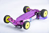 Aluminum 7075 Alloy Front Skid Plate Bumper For LOSI 1:24 Micro-B 2WD Buggy RTR-LOS00007 / 1:28 Micro-T 2S 2WD RTR Stadium Truck-LOS-1392 Upgrades - Purple