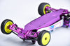 Aluminum 7075 Alloy Front Skid Plate Bumper For LOSI 1:24 Micro-B 2WD Buggy RTR-LOS00007 / 1:28 Micro-T 2S 2WD RTR Stadium Truck-LOS-1392 Upgrades - Purple